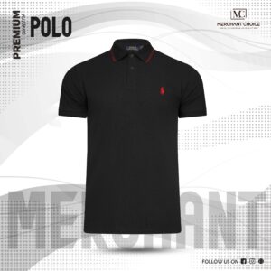 MERCHANT CHOICE POLO-RLP01-(BLACK)