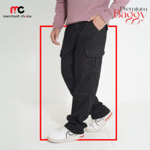6 POCKET BAGGY JEANS-BG6PKT01-(BLACK)