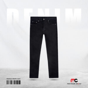 PREMIUM SLIM FIT EXPORT DENIM-AE01-(Z BLACK)