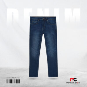 PREMIUM SLIM FIT EXPORT DENIM-AE01-(DEEP BLUE)