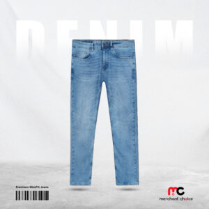 PREMIUM SLIM FIT EXPORT DENIM-AE01-(LT. BLUE)